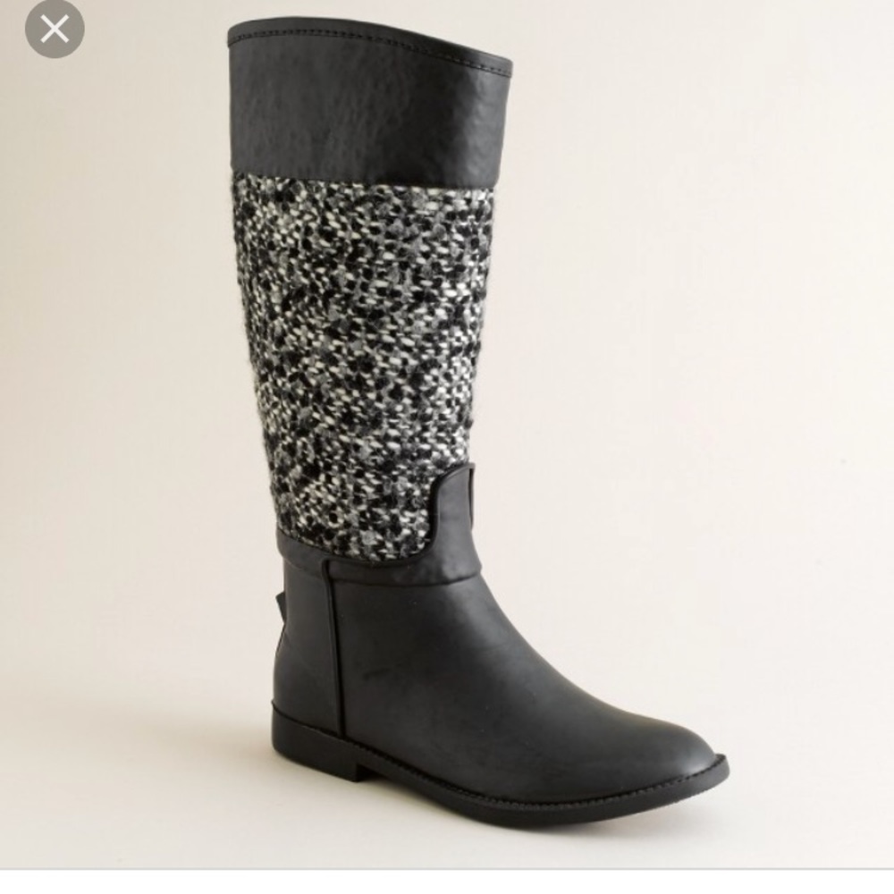 J.Crew Wool & Rubber Riding Boot 7